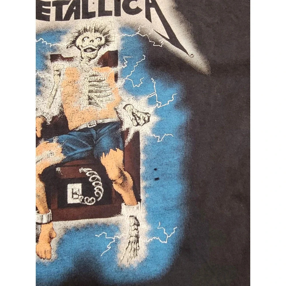 VINTAGE‎ METALLICA SHIRT RIDE THE LIGHTNING 1994 MENS X-LARGE ROCK BAND